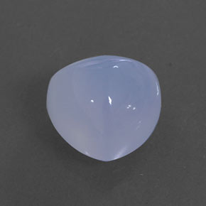 Calcedonia azul natural de 3,86 ct, transparente, transparente / translúcido