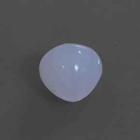 Calcedonia azul natural de 2,25 ct, transparente, transparente / translúcido