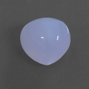 Calcedonia azul natural de 3,32 ct, transparente, transparente / translúcido