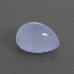 Calcedonia azul natural de 4,94 ct, transparente, transparente / translúcido