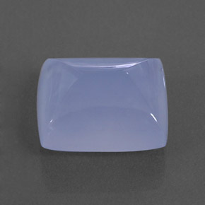 Calcedonia azul natural de 8,83 ct, transparente, transparente / translúcido