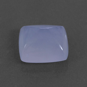 Calcedonia azul natural de 2,93 ct, transparente, transparente / translúcido