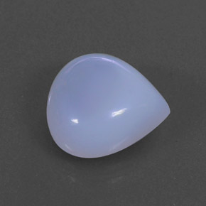 Calcedonia violeta natural de 5,61 ct, transparente, transparente / translúcido