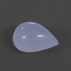 Calcedonia azul natural de 5,59 ct, transparente, transparente / translúcido