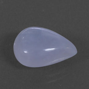 Calcedonia azul natural de 4,72 ct, transparente, transparente / translúcido