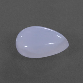 Calcedonia azul natural de 1,94 ct, transparente, transparente / translúcido