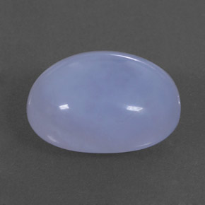 Calcedonia azul natural de 10,59 ct, transparente, transparente / translúcido