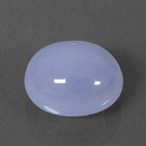 Calcedonia azul natural de 5,59 ct, transparente, transparente / translúcido