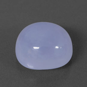 Calcedonia azul natural de 5,69 ct, transparente, transparente / translúcido