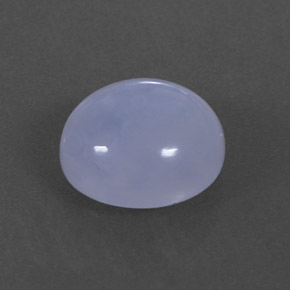 Calcedonia azul natural de 3,61 ct, transparente, transparente / translúcido