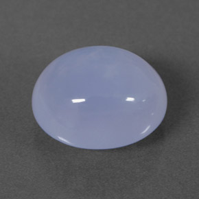 Calcedonia azul natural de 4,04 ct, transparente, transparente / translúcido