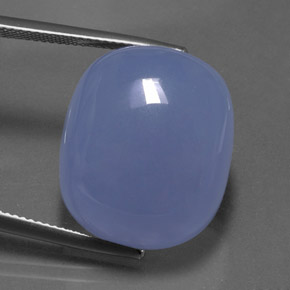 Calcedonia azul natural de 34,70 ct, transparente, transparente / translúcido