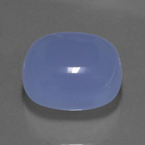 Calcedonia azul natural de 34,70 ct, transparente, transparente / translúcido