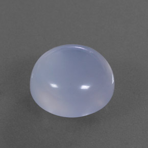 Calcedonia azul natural de 7,87 ct, transparente, transparente / translúcido