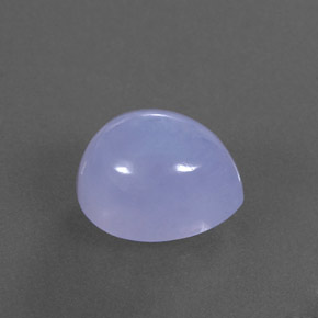 Calcedonia azul natural de 5,06 ct, transparente, transparente / translúcido