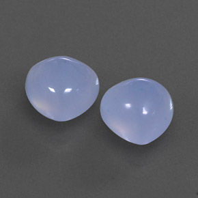Gemas de calcedonia azul natural de  ct, transparente, transparente / translúcido