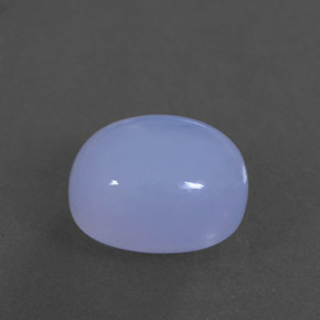 Calcedonia azul natural de 3,55 ct, transparente, transparente / translúcido