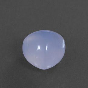 Calcedonia azul natural de 3,31 ct, transparente, transparente / translúcido