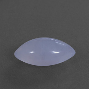 Calcedonia azul natural de 3,04 ct, transparente, transparente / translúcido