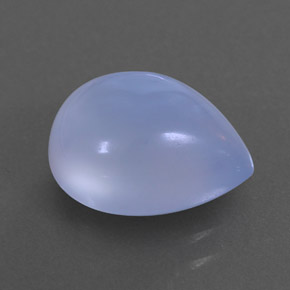 Calcedonia azul natural de 3,59 ct, transparente, transparente / translúcido