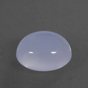 Calcedonia azul natural de 4,08 ct, transparente, transparente / translúcido