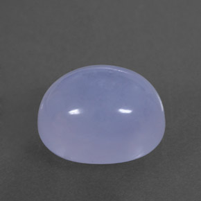 Calcedonia azul natural de 4,99 ct, transparente, transparente / translúcido