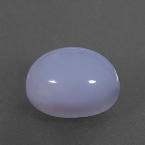 Calcedonia azul natural de 4,91 ct, transparente, transparente / translúcido