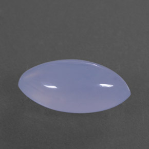 Calcedonia azul natural de 3,04 ct, transparente, transparente / translúcido