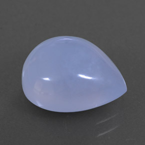 Calcedonia azul natural de 4,63 ct, transparente, transparente / translúcido