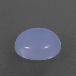 Calcedonia azul natural de 4,71 ct, transparente, transparente / translúcido