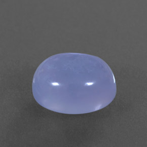 Calcedonia azul natural de 4,58 ct, transparente, transparente / translúcido