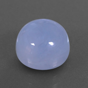 Calcedonia azul natural de 3,78 ct, transparente, transparente / translúcido