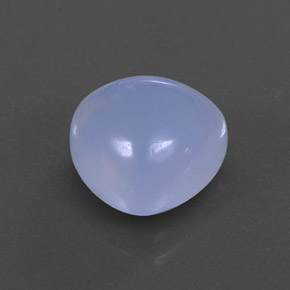 Calcedonia azul natural de 3,84 ct, transparente, transparente / translúcido
