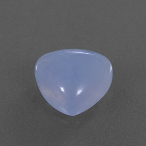Calcedonia azul natural de 4,18 ct, transparente, transparente / translúcido