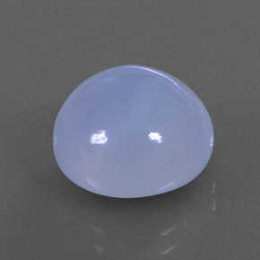 Calcedonia azul natural de 8,32 ct, transparente, transparente / translúcido