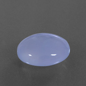 Calcedonia azul natural de 4,21 ct, transparente, transparente / translúcido