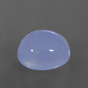 Calcedonia azul natural de 5,65 ct, transparente, transparente / translúcido
