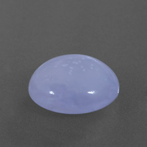 Calcedonia azul natural de 4,14 ct, transparente, transparente / translúcido