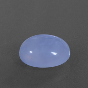 Calcedonia azul natural de 3,66 ct, transparente, transparente / translúcido