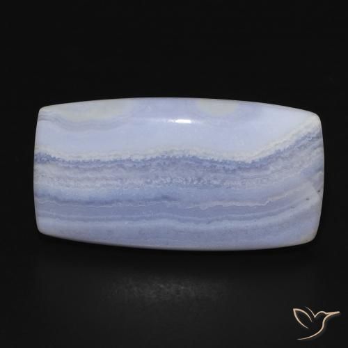 19.39ct Natural Azul claro Calcedonia, Forma Cojín, Opaco