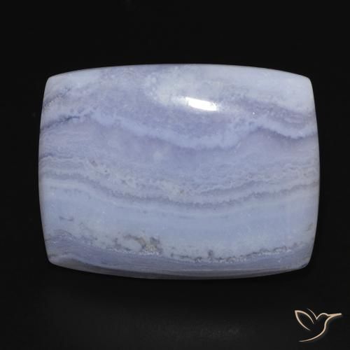 23.85ct Natural Azul cielo claro Calcedonia, Forma Cojín, Opaco