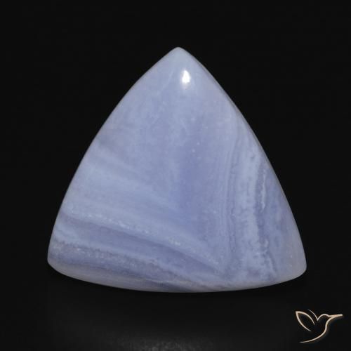 16.10ct Natural Azul púrpura claro Calcedonia, Trillón, Opaco