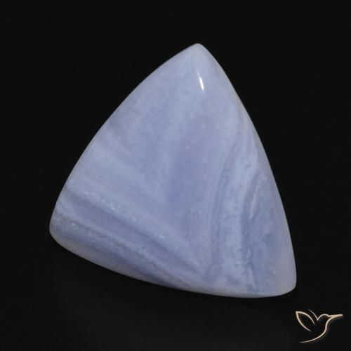 Calcedonia Azul púrpura claro natural de 16.10 ct, Trillón, Opaco