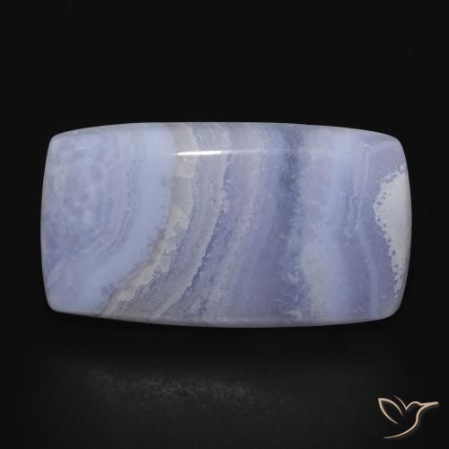 18.89ct Natural Azul claro Calcedonia, Forma Cojín, Opaco