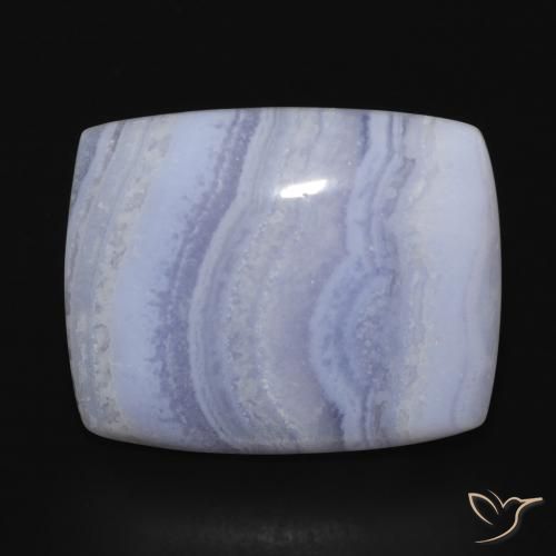 18.03ct Natural Azul claro Calcedonia, Forma Cojín, Opaco
