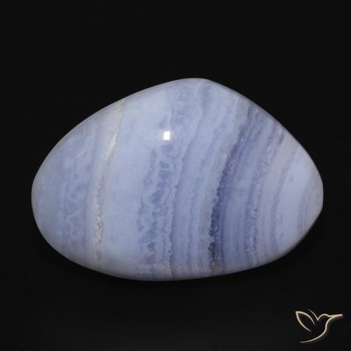 13.45ct Natural Azul claro Calcedonia, En forma de pera, Opaco