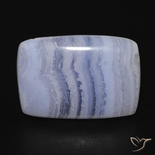 15.66ct Natural Azul claro Calcedonia, Forma Cojín, Opaco