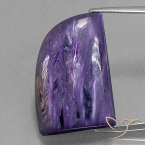 30.57ct Natural Violeta púrpura terciopelo Charoíta, Elegante, Opaco