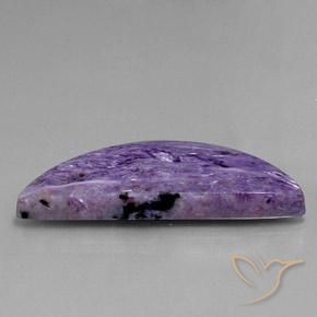 Charoíta Violeta oscuro natural de 30.15 ct, Elegante, Opaco