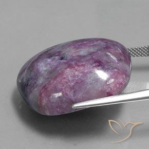 Charoíta Violeta malva natural de 48.12 ct, Elegante, Opaco